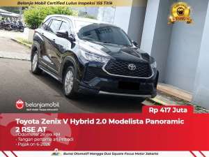 Jual bekas 2TV RSEToyota Zenix V Hybrid 2.0 Modelista AT 20232024,lokasi di  