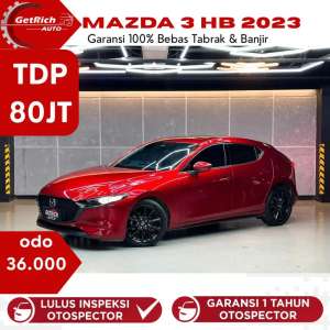 Jual bekas 30Rb km Mazda 3 HB Skyactiv2023 Marun,lokasi di Jakarta Timur