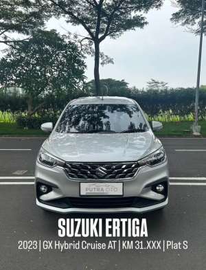 Jual bekas 32RB LOW KM Suzuki Ertiga GX Hybrid Cruise 2023 PMK 2024,lokasi di Surabaya Kota