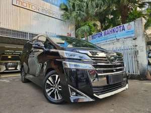 Jual bekas 47 rb km Toyota Vellfire 2.5 G atpm TSS 2021 nik 2020 hitam ungu tua,lokasi di Jakarta Selatan