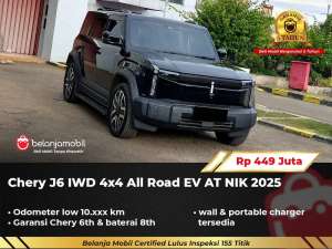 Jual bekas 4x4Chery J6 J 6 IWD All Road EV AT 20252026,lokasi di Jakarta Barat
