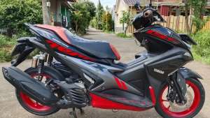Jual bekas 58DP500RB B DEPOK YAMAHA AEROX155CC HITAM,lokasi di  