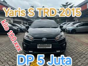 Jual bekas 5JT YARIS S TRD 2015 BLACK EDITION RARE,lokasi di Tangerang Kota