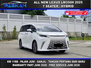 Jual bekas 7 seater Bunga 4 KM11k Ganjil Lexus LM350H Hybrid 2025 LM 350 H 2025,lokasi di Tangerang Kota