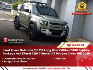 Jual bekas 7SEAT Land Rover Defender 110 Long First Edition D200 4x4 20202021,lokasi di Jakarta Pusat