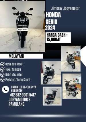 Jual bekas AHonda Genio CBS Tahun 2024,lokasi di Tangerang Selatan Kota