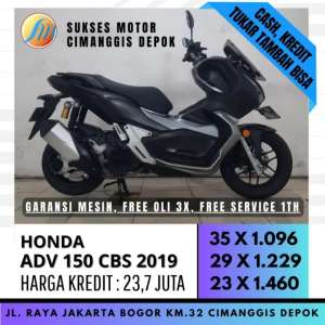 Jual bekas ADV 150 CBS 2019 CASH KREDIT CICILAN RINGAN BERGARANSI SUKSES MOTOR,lokasi di  ,Depok Kota