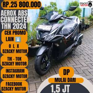 Jual bekas AEROX 155 CONNECTED ABS 2024 SECOND LIKE NEW,lokasi di Tangerang Kota