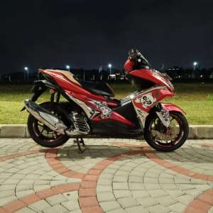 Jual bekas Aerox 155 old merah doff,lokasi di Tangerang Kab.