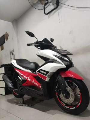 Jual bekas Aerox 155 R 20202021 Pajak Panjang Super Mulus Favorit ABBA,lokasi di Bekasi Kota