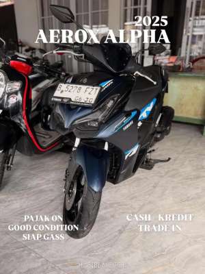 Jual bekas AEROX ALPHA 2025 GOOD CONDITION CASH KREDIT TUKAR TAMBAH,lokasi di  ,Jakarta Timur