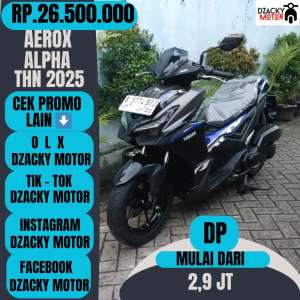 Jual bekas AEROX ALPHA THN 2025 SECOND LIKE NEW,lokasi di Tangerang Kota