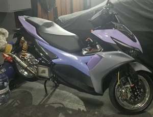 Jual bekas aerox Contes modifikasi,lokasi di  