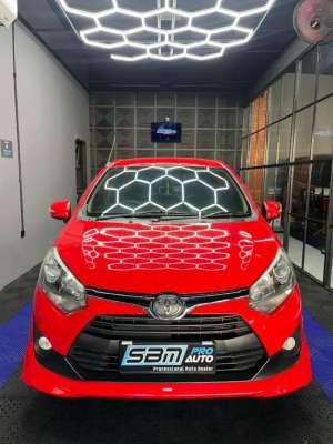 Jual bekas AGYA 1.2 TRD 2018 MERAH MANUAL,lokasi di Denpasar Kota