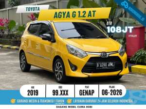 Jual bekas Agya G 1.2 2019 AT,lokasi di  