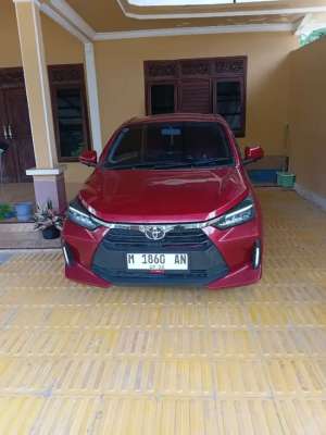 Jual bekas Agya G 2023 Merah,lokasi di Pamekasan Kab.