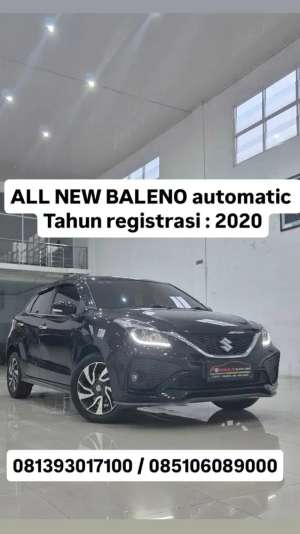 Jual bekas ALL NEW BALENO automatic Tahun registrasi2020,lokasi di Surakarta Kota