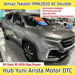 Jual bekas Almaz Exclusive 7seater PMK2020 Matic KM35rb ISTIMEWAH PjkBaru TGN1,lokasi di Surabaya Kota