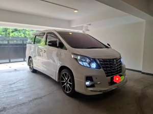 Jual bekas ALPHARD 2013 matic 2.4cc. Km 87 Rb. Terawat.Surabaya. Putih,lokasi di Surabaya Kota