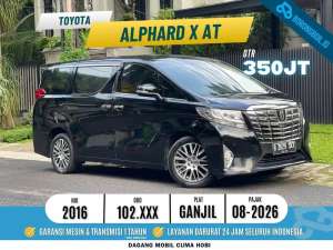 Jual bekas ALPHARD 2.4 X AT 2016 SIAP PAKAI,lokasi di Bekasi Kota