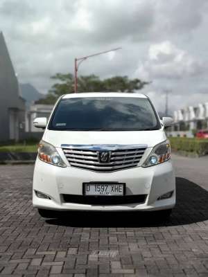 Jual bekas ALPHARD G ATPM 2010 ANTIK LOW KM MATIC PUTIH JARANG ADA,lokasi di Bandung Kab.
