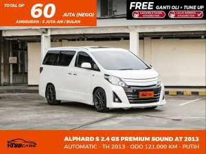 Jual bekas Alphard Gs Premium Sound AT 2013,lokasi di Jakarta Pusat
