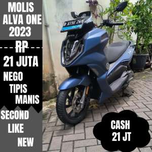 Jual bekas ALVA ONE 2023 SECOND LIKE NEW,lokasi di Jakarta Selatan