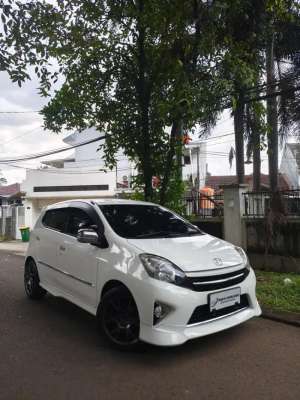 Jual bekas ANGS MURAHH TOYOTA AGYA G 1.0 TRD S AT 2015 PUTIH,lokasi di Jakarta Selatan