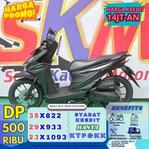 Jual bekas angsrn 29rbhari lngsng gas beat 2024 cash credt,lokasi di Bekasi Kota