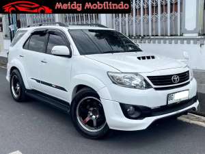 Jual bekas Antik 8rb KMth Fortuner VNT TRD AT Diesel 2013 2.5 top G bot 2014 ir,lokasi di Palembang Kota