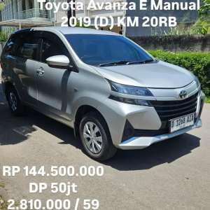 Jual bekas Antik KM 24RB.. Toyota Avanza E Manual 2019 D,lokasi di Bandung Kota