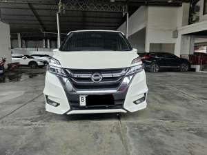 Jual bekas Antik low km 13rban Nissan Serena HWS ATMatic2023 Putih Mulus,lokasi di Jawa Barat
