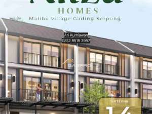 ANZA HOMESMALIBU VILLAGE GADING SERPONG TYPE 67 MULAI 1,4MAN 3 LANTAI FREE PPNSIAP HUNI DES 2026 lokasi di Tangerang Selatan Kota, tersedia melalui melalui situs Olx