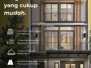 ANZA HOMES lokasi terbaik di Gading serpong BSD City termurah hanya 1,4man 3lantai lokasi di Tangerang Kota, tersedia melalui melalui situs Olx