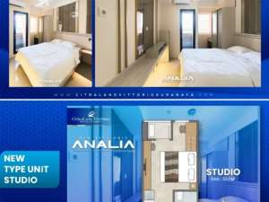 Apartemen Baru Vittorio Citraland Surabaya Type Studio lokasi di Surabaya Kota, tersedia melalui melalui situs Olx