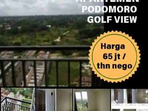 Apartemen Sewa 2BR di Podomoro Golf View Cimanggis lokasi di Depok Kota, tersedia melalui melalui situs Olx
