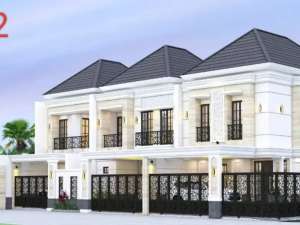 ARAYA 2 Surabaya DiJual Rumah New Gress American Classic Mewah 2 Lantai Row 4-5 Mobil lokasi di Surabaya Kota, tersedia melalui melalui situs Olx