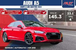 Jual bekas AUDI A5 COUPE S LINE QUATTRO AWD AT 2022 VERY LOW KM.2RBLIKE NEW,lokasi di Jakarta Selatan