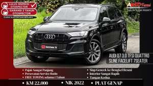 Jual bekas Audi Q7 3.0 TFSi Quattro Sline Mhev FACELIFT 7Seater Pemakaian 2023 My,lokasi di Jakarta Timur