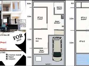 Av09. Dijual Rumah Baru Gunung Anyar Tambak Rungkut Surabaya Timur lokasi di Surabaya Kota, tersedia melalui melalui situs Olx