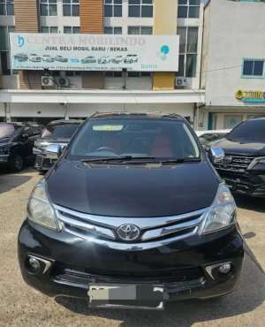 Jual bekas Avanza G 1.3 MT 2014 hitam istimewa dp 22 jt,lokasi di Palembang Kota