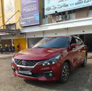 Jual bekas Baleno Hatchback 1.5 matic 2023 merah DP 25 jt,lokasi di Palembang Kota