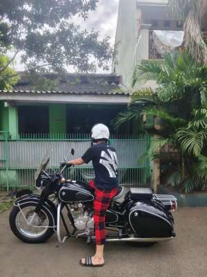 Jual bekas Basic scorpio yamah 225Concept nya bmw R60 bober set box,lokasi di  ,Tangerang Kota