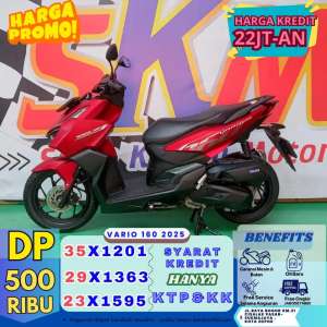 Jual bekas bayar 500 garansi full all claim Vario 2025 cash credt,lokasi di Jakarta Timur