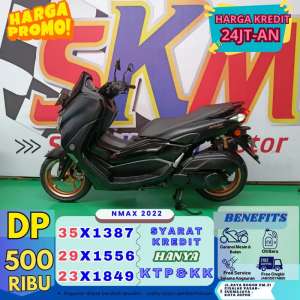 Jual bekas bayar 500 proses KTPKK NMAX 2022 cash credt,lokasi di Tangerang Selatan Kota