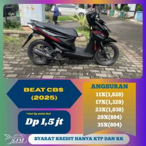 Jual bekas Beat CBS 2025 Pajak Panjang,lokasi di Jakarta Barat