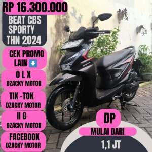 Jual bekas BEAT CBS THN 2024,lokasi di Tangerang Kota