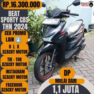 Jual bekas BEAT SPORTY CBS 2O24 SECOND LIKE NEW,lokasi di Tangerang Kab.