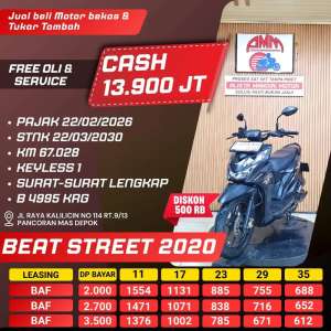 Jual bekas BEAT STREET 2020 CASHKREDIT CC 0 SPAYLATER ALLOBANK GOPAY ALISTA,lokasi di  ,Bekasi Kota