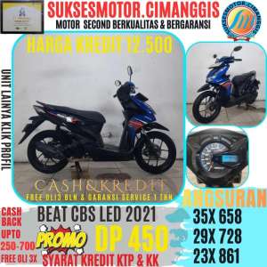 Jual bekas BEAT STREET CASHBACK TERMURAH UPTO700RBU FREEOLI3X DP450,lokasi di Depok Kota